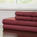Bedford Home Bedford Home 66A-97557 Embossed Sheet Set - 90 x 102 in. 66A-97557